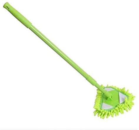 Mopa de limpieza triangular giratoria de 180 grados con fuerte absorción de agua, multifunción para una belleza práctica y una navegación suave (1 cabezal de fregona incluido)