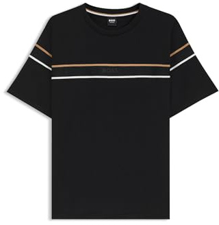 T-Shirt Aus Baumwoll-Jersey Mit Tape-Details
