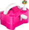 Electric Balloon Pumps, Portable Dual Nozzle Balloon Inflators Blower Machine 220-240V 400W, Inflator Blower Pump for Party, Wedding, Birthday, Activities and Decoration (Pink)