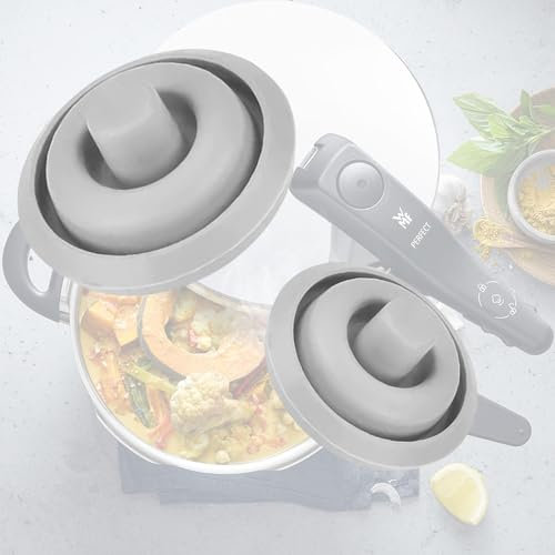 DROCODO 2 Set Valvula Olla wmf, Compatible Goma Olla WMF WMF Plus Ø3cm (3L, 4,5L, 6,5L, 8,5L) Indicadora de cocción, recambios Olla wmf Express, Junta de Goma Olla Express