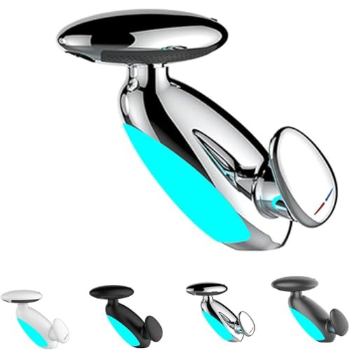Smart Water Faucet, Smart LED Bathroom Faucet 4 Water Modes, 360° Rotating Pull-Out Washbasin Faucets, Hot and Cold Water Sink, Single Sink Faucets for Rv Kitchen, Bathroom(Silver)