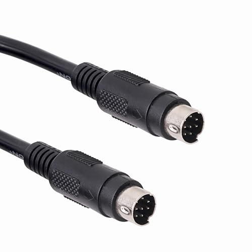 Mendouconert Cable de extensión mini DIN macho a macho de 8 pines, adaptador de conector recto MD8 (40 pulgadas)