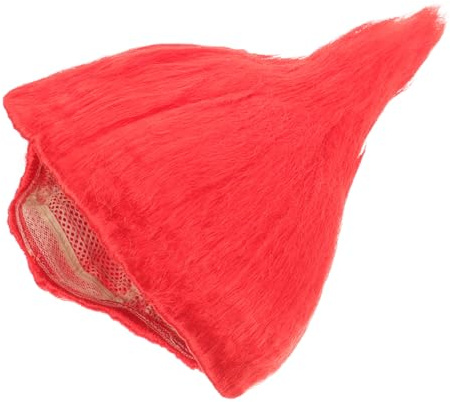Flammenförmige Cosplay Perücke Rot aus K-silk für Erwachsene