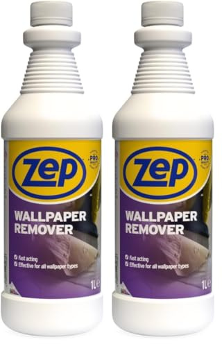 Zep Wallpaper Remover -1L Concentrated Solution Makes 10L (Pack of 2)