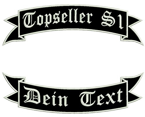 smartoutdoor Aufnäher-Set obere + untere Schwinge S1 - viele Größen und Farben zur Auswahl - 35x10cm - personalisiert