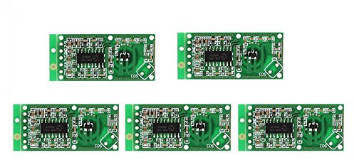 DollaTek 5PCS détecteur de Radar à Micro-Ondes RCWL-0516 Switch Module Humain détecteur de Carte d'induction