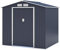 Abri de Jardin en métal 4,07m² - 2 Portes coulissantes - Gris Anthracite