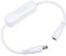 sourcing map DC 12V interrupteur bascule ligne 5.5x2.1mm DC Jack m câble alimentation F Blanc