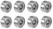 sourcing map 8 Stück 683ZZ Rillenkugellager Z2 3X7X3mm doppelt geschirmter Kohlenstoffstahl