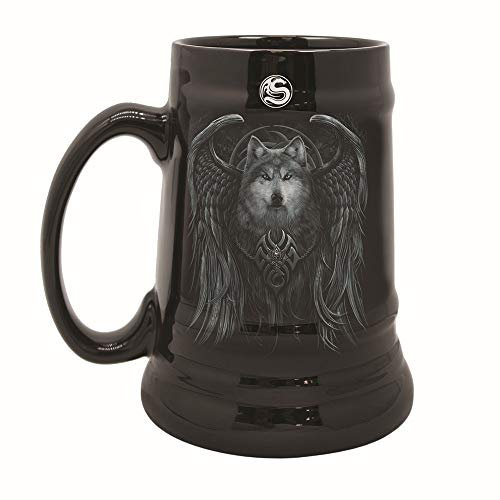 Spiral - Chope en céramique 12Oz / 340ml (L'Esprit du Loup)