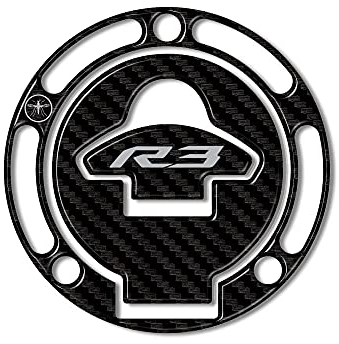 labelbike - 3D Harz Aufkleber Motorrad Tankdeckelschutz kompatibel mit YAMAHA YZF R3 2019-2025
