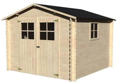 Decor et Jardin CASETTA in Legno MIRAMA Quadrata Dimensioni 269x269 H 210 cm - pareti 19mm