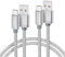 Basesailor USB C Ladekabel 3M 2Stück,Nylon Typ C Schnellladekabel für New Kindle Fire HD 10 9th 2019 8 10th 11 Gen,Samsung Galaxy A54 A42 A34 A14 A23 M33 M53 M23 M13,Z Flip Fold,S25 S24 S23 Plus Ultra