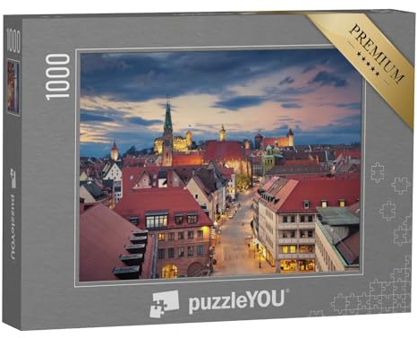puzzleYOU: Puzzle 1000 Teile „Bild der historischen Innenstadt von Nürnberg, Deutschland“ – aus der Puzzle-Kollektion Nürnberg, Deutsche Städte, Deutsche Großstädte