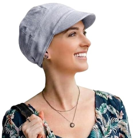 CAREBELL Gorra Oncológica Capri Headwear – Tejido de Bambú y Algodón, Sin Costuras, Protección Solar – Ideal para Quimioterapia, Radioterapia y Alopecia