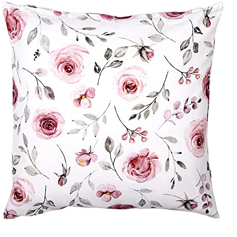 Clayre & Eef RUR21 Kissenhülle Rosa 40x40 cm