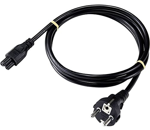 Sygonix SY-5042732 Notebook Netzkabel Schwarz 1.80m
