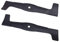 Jeu de lames de tondeuse à gazon 107 cm compatible avec John Deere X130R X155R X166R X350R AM147289
