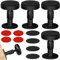 4 stück Anti Shake Bett 46-64 mm Adjustable Anti-Shake Betten Stabilisator,Kopfteil Stopper,Stopper-unterstützung Teleskop-Unterstützung Bettgestell mit Möbelpolstern, für Betten Sofas Tische Wände