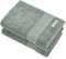 PandaHome Handtuch Set aus Baumwolle - 2 Badetücher - 100% Baumwolle Towel, Schnelltrocknend Weich Saugstark 500 g/m² (Grün)