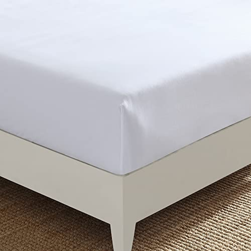 Nautica - Twin Size Fitted Sheet, Cotton Percale Bedding