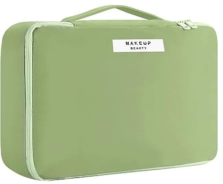 Kosmetiktaschen für Frauen Kleine Make up Tasch wasserdichte Kosmetiktasche mit Reißverschluss für Flugreise, Badezimmer, Reisen, 2 Stück