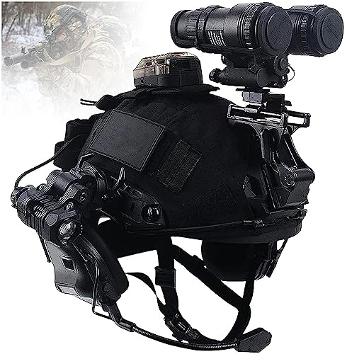 Taktisches Helm-Set Mit Airsoft Maske, Schutzbrille, Militär Headset Und NVG Modell, Geeignet Für Outdoor Paintball CS Jagd Schießen Und Andere Aktivitäten