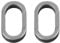 Titan Karabiner Ring, 2 Stück Feder-Karabinerhaken, Karabinerhaken aus Titanlegierung für Zuhause, Autoschlüssel, Taschenanhänger