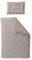 Ehrenkind® Bettwäsche-Set Musselin | 100% Bio-Baumwolle | Standard 100 by Oeko-TEX | 100x135cm + 40x60cm Taupe | Bettwäsche 135x100