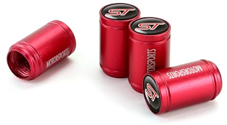 4 Stück Auto Reifen Ventilkappen Kompatibel mit für Ford ST Line Focus X 2 3 Mondeo Fiesta Kuga MK2 MK3 MK4 Staub Und Wasser Ventilkappen Zubehör,C