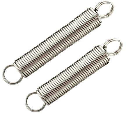 Expansion Springs, 5Pcs Wire Diameter 1.2mm With Closed Ring, Outer Diameter 8mm Cylindroid Helical Pullback Expansion Springs, Length 30-60mm Optional, 1.2x8.0x35mm ( Color : Wire diameter x Outer di