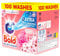 Bold Platinum Pods, Laundry Detergent, Washing Liquid Pods/Capsules, 100 Washes - Cherry Blossom & Rose Water - Extra Stain Removal Even In a Cold Wash