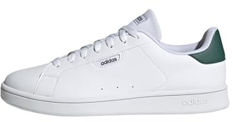 adidas Herren Urban Court Shoes, FTWR White/FTWR White/Collegiate Green, 49 1/3 EU