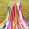 GUOZIF Baguettes de Mariage 100 pièces avec Cloches, Ruban de Soie, banderoles colorées, Baguettes de souhaits, bâton de fée, décoration de la Maison, Cadeaux de fête de Mariage