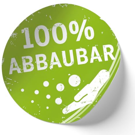 Finest Folia 500x Produkt Aufkleber Lebensmittel Etiketten Hinweis Sticker für Allergiker (R002 100% abbaubar)