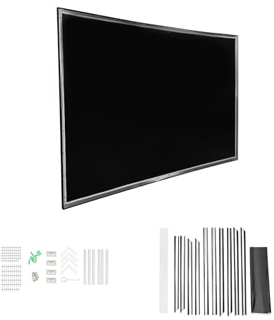 Écran de projection portable de 130 pouces - Écran de projection extérieur 16:9 HD - Angle de vision 160° - Infroissable - Lavable - Pliable