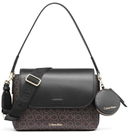 Calvin Klein Millie Damen 2-in-1 Flap Schultertasche & Crossbody