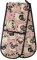 Oven Gloves Double Oven Gloves Pug Dog Pink Oven Mitts Pot Holder Heat Resistant Quilted for BBQ Baking Kitchen Cooking Gloves