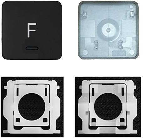 MACSEEJI Ersatz-Tastenkappe mit Scharnier für (M1 M2 M3 M4) MacBook Pro A2141 A2251 A2289 A2338 A2442 A2485 A2779 MacBook Air A2179 A2337 A2681 2021-2024 (F-Taste)