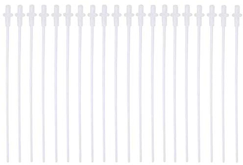 Uulooat 20 Sets of Artificial Insemination Rod Test Tube Disposable Pollination Pipette Breeding Catheter Dog Pet