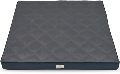 SympaTierisch Ersatzbezug wasserdichtes Hundebett M grau 90x80x8 cm