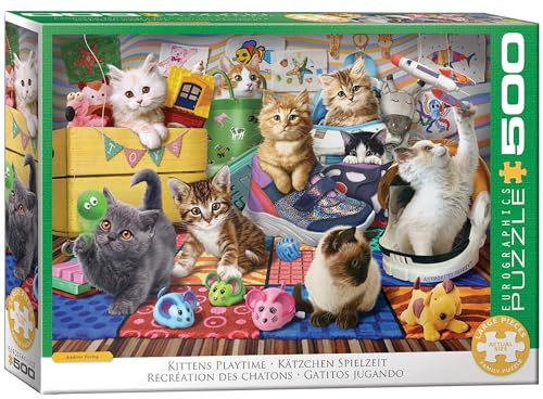 Kittens Playtime by Andrew Farley
