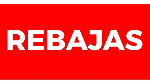 Vinilo de Rebajas | Cartel Rebajas | Rebajas en tu escaparate | Pegatinas adhesivas Rebajas | Ofertas de su establecimiento | Oportunidades en su negocio | Descuentos de su establecimiento Rebajas.