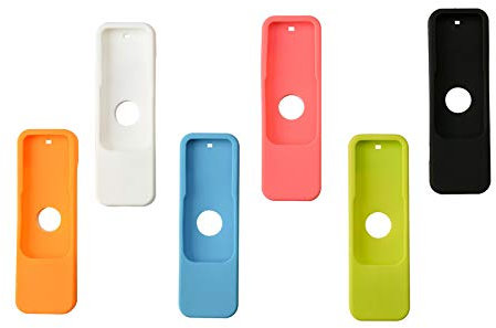 1pc Silikon-Schutzhülle Hülle für Apple TV 4 Fernbedienung Bunter staubdicht wasserdicht Anti-Sturz-Staubschutz(Zufällige Farbe)