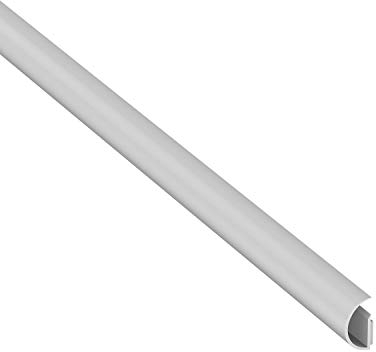 D-Line 1MCT2010W CableTraC, Beliebter Kabelhalter, Lösung zum Sortieren von Kabeln, Flexibler Kabelkanal – 20 mm (B) x 10 mm (H) x 1 Meter (L) – Weiß, Micro+ (20x10mm)