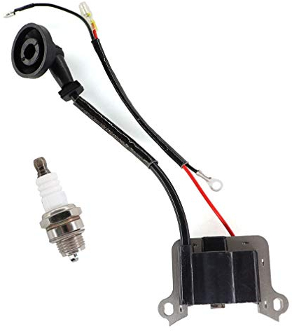 AISEN Zündspule Zündkerze für Timbertech Rotfuchs BC52 BC520 KS5200 KS5800 RS5200 RS5800 Motorsense Freischneider # GP000022