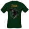 The Legend of Zelda Link Männer T-Shirt grün XL 100% Baumwolle Fan-Merch, Gaming, Hyrule, Triforce