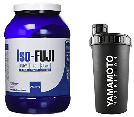 Yamamoto Nutrition Iso-FUJI® proteine del siero di latte isolate ultrafiltrate - 2 kg gusto Cioccolato + Shaker