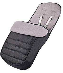 Cosytoes Footmuff, Fairy Baby Waterproof and Windproof,CosyToes Fleece Lined Universal Fitting for Pushchairs Strollers Prams Buggy (Black)