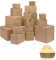 BBP Express Single wall Cardboard Postal Mailing Parcel Gift Postage Boxes (20x15x10cm - Small Size Box - 8x6x4, Pack of 10 x Boxes)